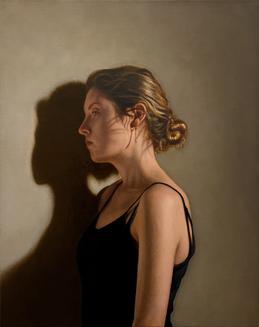 &raquo;Die Selbstahnlichkeit&laquo; 2023. oil on canvas, 60 x 46 cm.