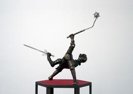 &raquo;Morgenstern&laquo; 2012, Bronze, stainless steel, 100 x 104 x 84 cm