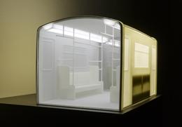 &raquo;Metro&laquo; 2013, mixed media, 16 x 16 x 28 cm