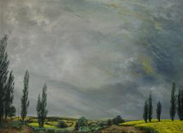 &raquo;Ackerland&laquo; 2015, oil on canvas, 120 x 164 cm