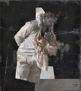Sebastian Schrader &raquo;Untitled&laquo; 2020 . oil on canvas . 90 x 80 cm