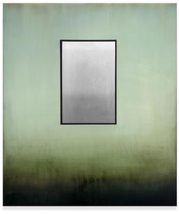 Clemens Tremmel, #LOST, 2024. &Ouml;l auf Aluminium, 70 x 60 x 5 cm