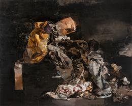 &raquo;Aufgeschoben 2&laquo; 2014, oil on canvas, 160 x 200 cm