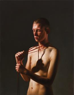 »Problem der Willensfreiheit II« 2015, oil on canvas, 90 x 70 cm