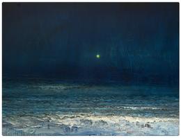 Clemens Tremmel, Die Welle (10), 2026. oil on aluminium, 60 cm x 80 cm x 5 cm