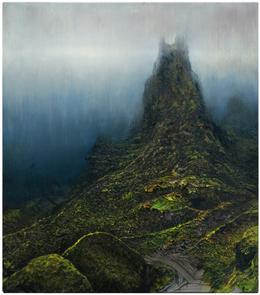 Clemens Tremmel, pakgil, 2026. oil on aluminium, 90 cm x 80 cm x 5 cm