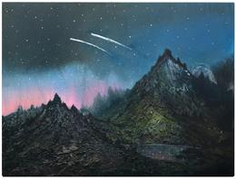 Clemens Tremmel, Spektrum (8), 2026. oil on aluminium, 60 cm x 80 cm x 5 cm