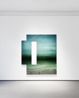 »Das Meer« 2018. Öl auf Aluminium, 200 x 175 x 5 cm