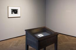 »Erinnerung« 2012 exhibition view with backlit photo slide