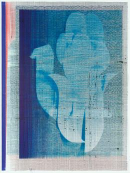 &raquo;The Topaz Glove V&laquo; 2021. Kugelschreiber auf Papier, 67.9 x 50.8 cm