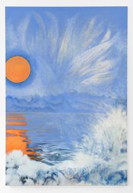 Claus Georg Stabe, The Sunset Violent (as I remember), 2026. Öl auf Leinwand, 220 cm x 149.5 cm