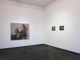 Sebastian Schrader »Black Field« Ausstellungsansicht . maerzgalerie Berlin