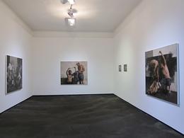Sebastian Schrader »Black Field« exhibition view . maerzgalerie Berlin