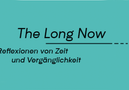 The Long Now - Ausstellungslogo