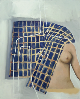 Sophie Ullrich »She_rlock« 2020. Öl auf Leinwand. 90 x 70 cm