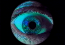 Tony Oursler, Shoot out with the cops, film still
