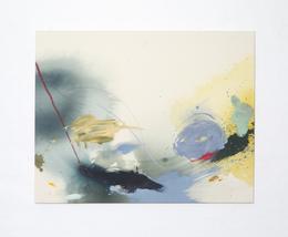 Helen Hu, Drought of Words, 2026. acrylic on canvas, 110 cm x 140 cm