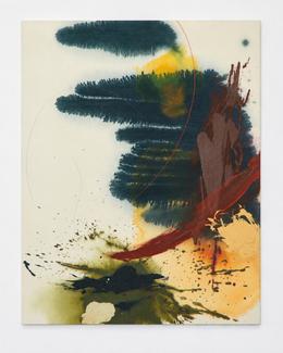 Helen Hu, To the Way We Laugh at Pain, 2026. acrylic on canvas, 170 cm x 130 cm