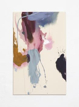 Helen Hu, What Passes Through, 2026. acrylic on canvas, 110 cm x 70 cm