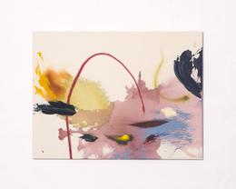 Helen Hu, To the Way We Laugh at Pain, 2026. Acryl auf Leinwand, 170 cm x 130 cm